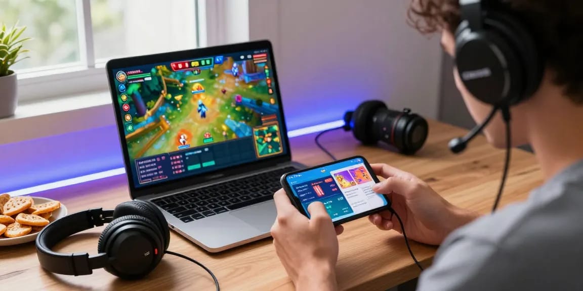 User engaged in Jai Club login and gaming experience at home, showcasing competitive atmosphere and vibrant setup.