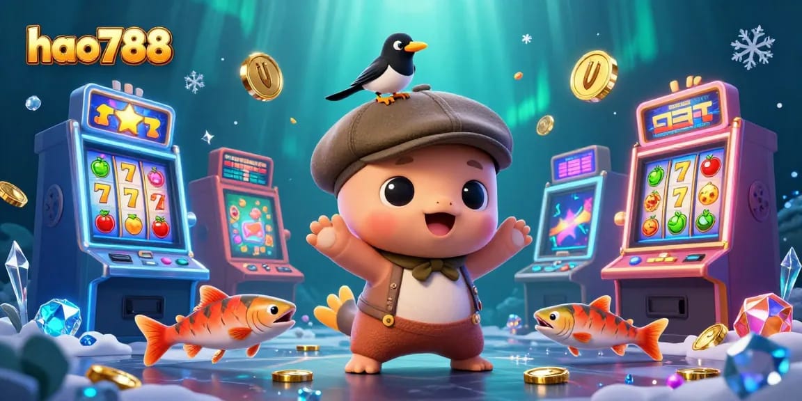 HAO788 menghadirkan suasana slot yang menarik dengan karakter kartun lucu dan berbagai elemen permainan.