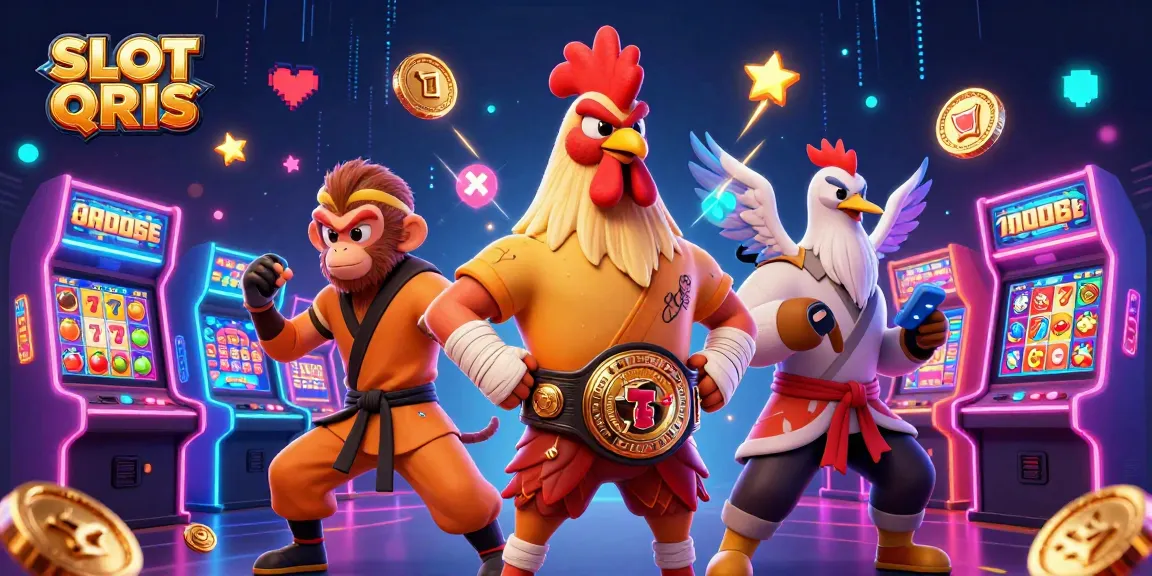 SLOT QRIS: Play vibrant slot games with electrifying characters in a breathtaking 3D environment