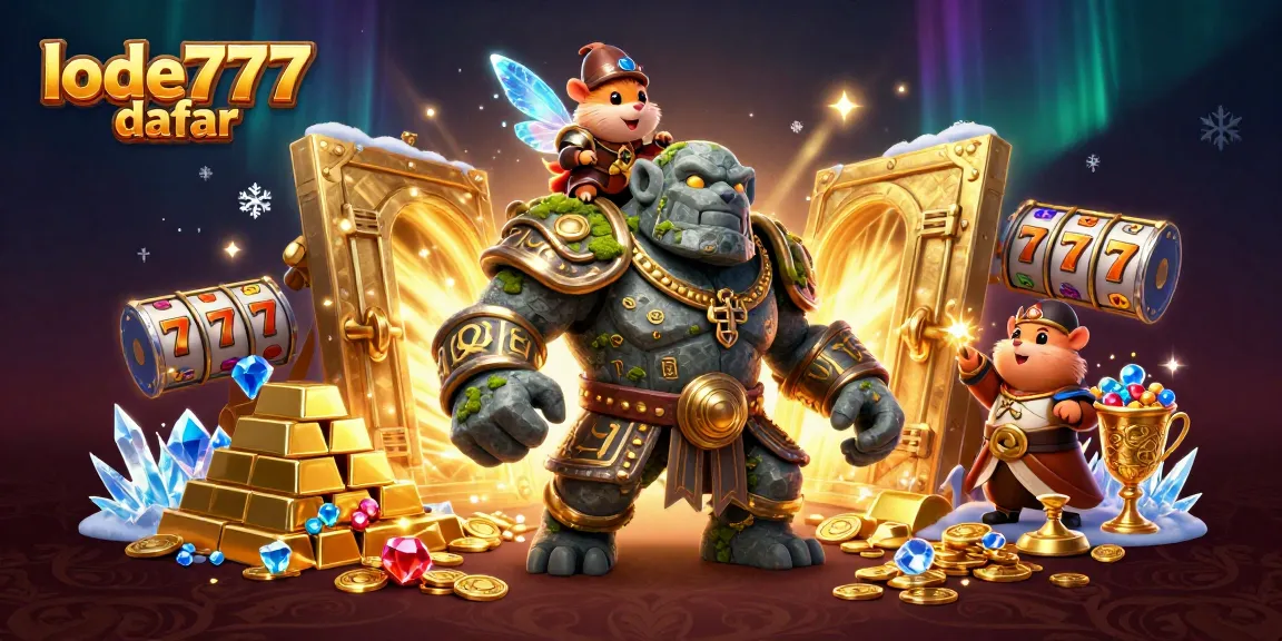 Experience thrilling wins with lode777 daftar as magical characters uncover riches in this vibrant scene.