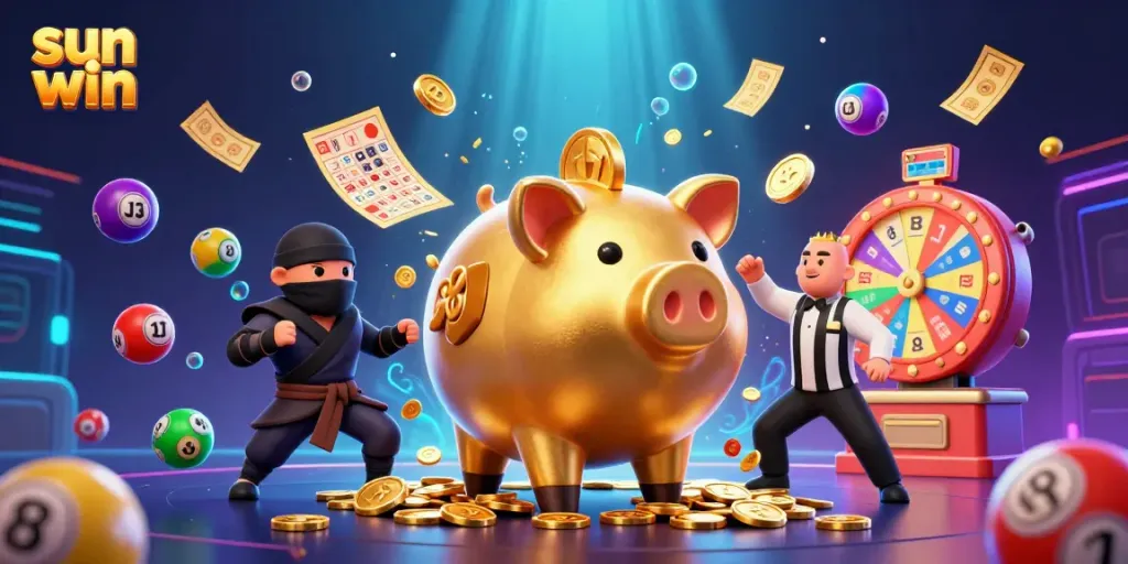 Experience thrilling fun at Sun Win with dynamic casino gaming and vibrant characters!