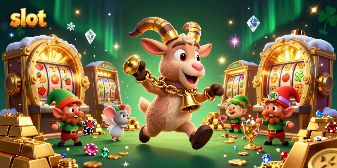 Mainkan slot di kasino dengan karakter lucu seperti Krampus dan makhluk elf mencuri chip poker.