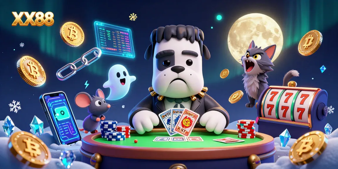 Experience XX88 excitement with a vibrant 3D illustration of a lively casino scene featuring unique characters.