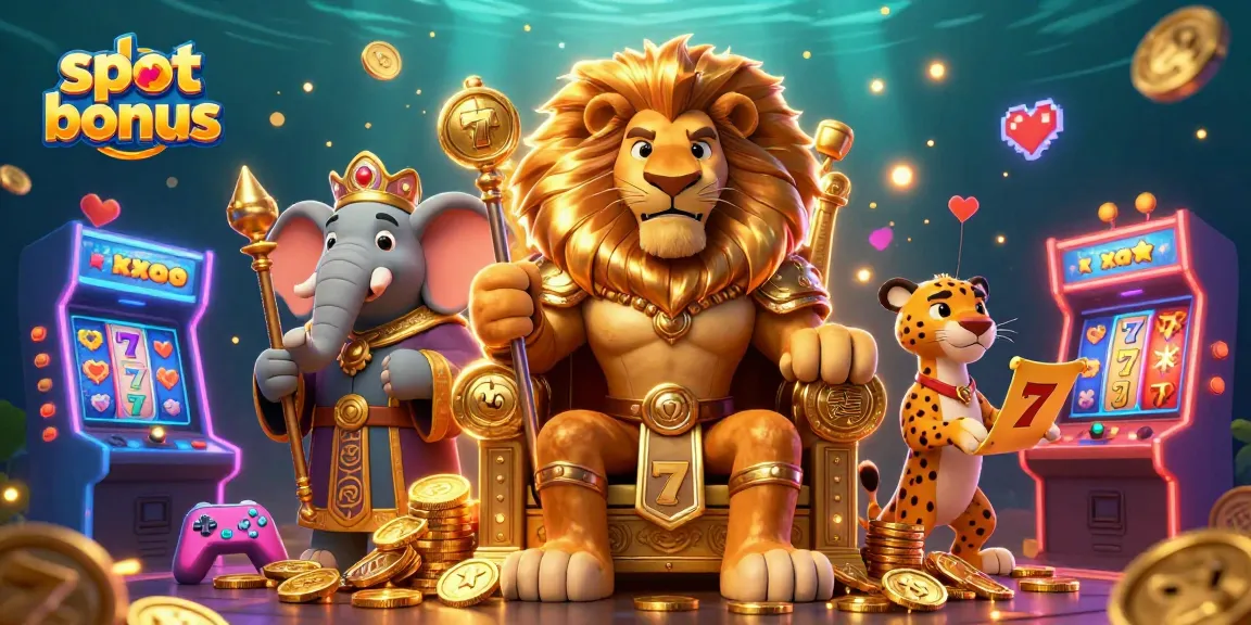 Experience thrilling slot bonus opportunities with this vibrant casino illustration.