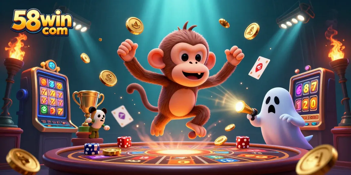 Experience the thrill of 58win com with exciting slot games, vibrant characters, and gold coins.