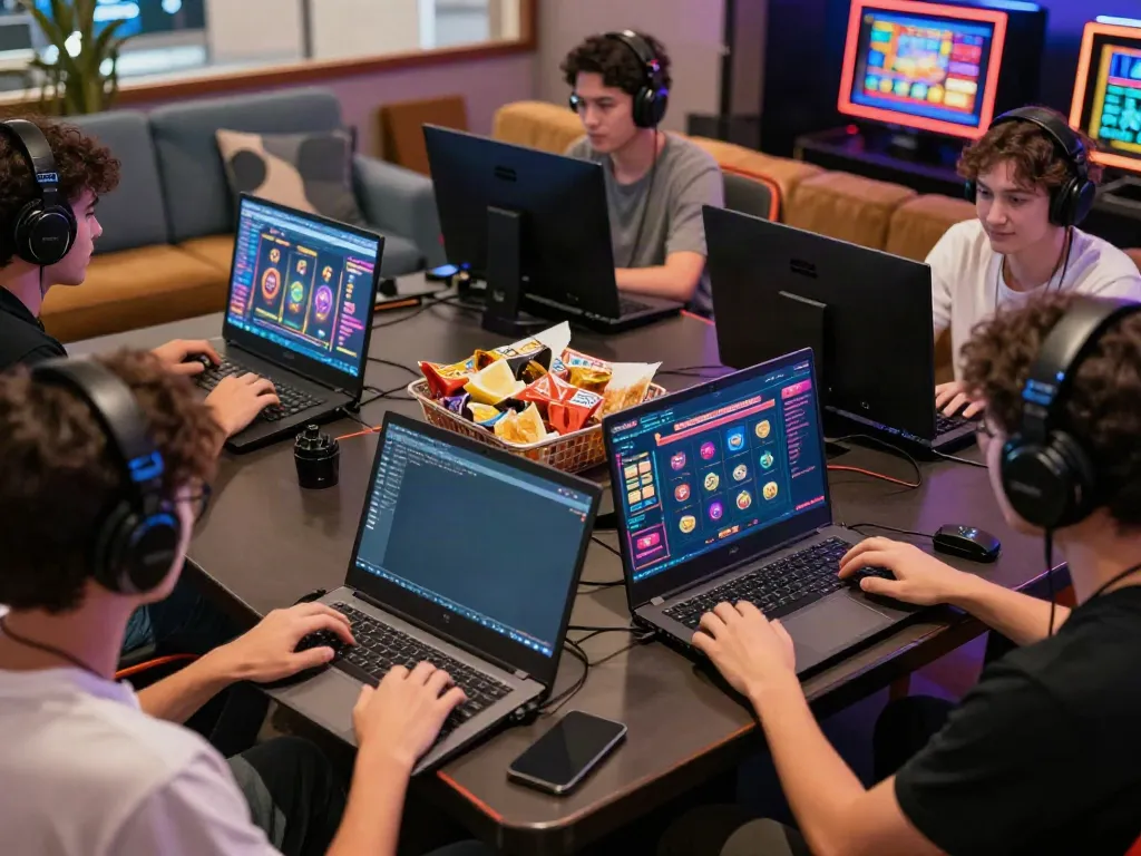 Players enjoying the akunjp online gaming platform in an engaging environment.