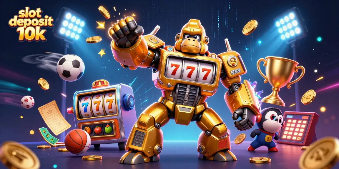 Experience the excitement of slot deposit 10k with explosive coins and vibrant slot machine action.