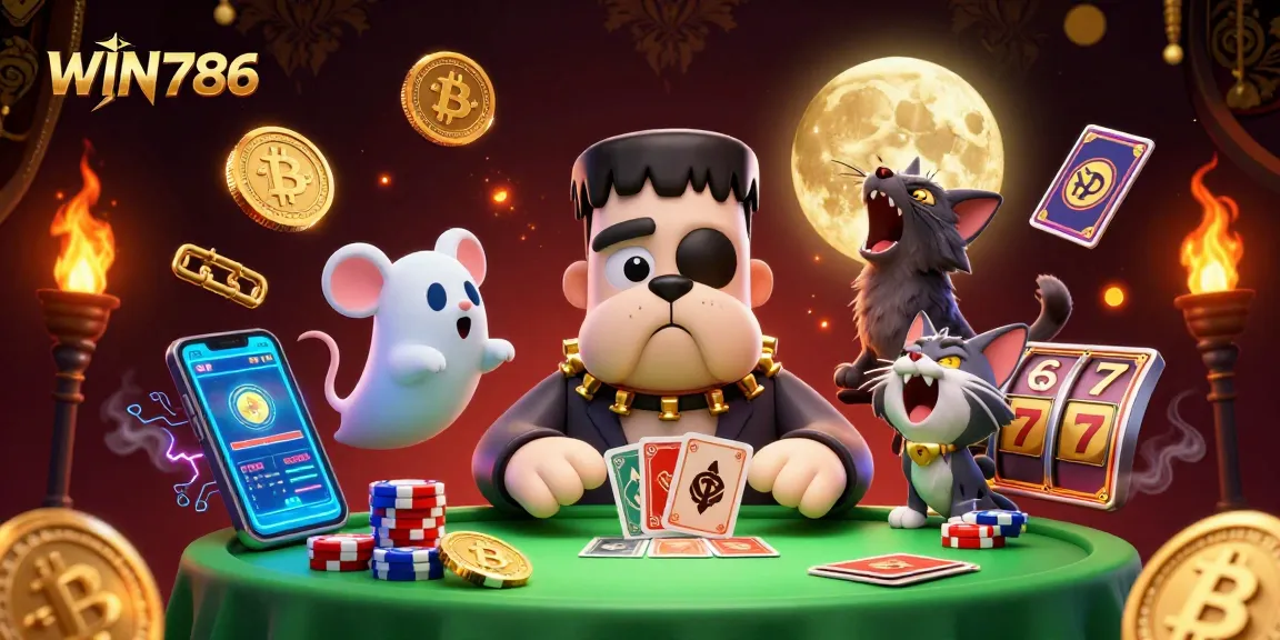 Experience thrilling card games and crypto excitement with WIN786 at a dynamic casino table