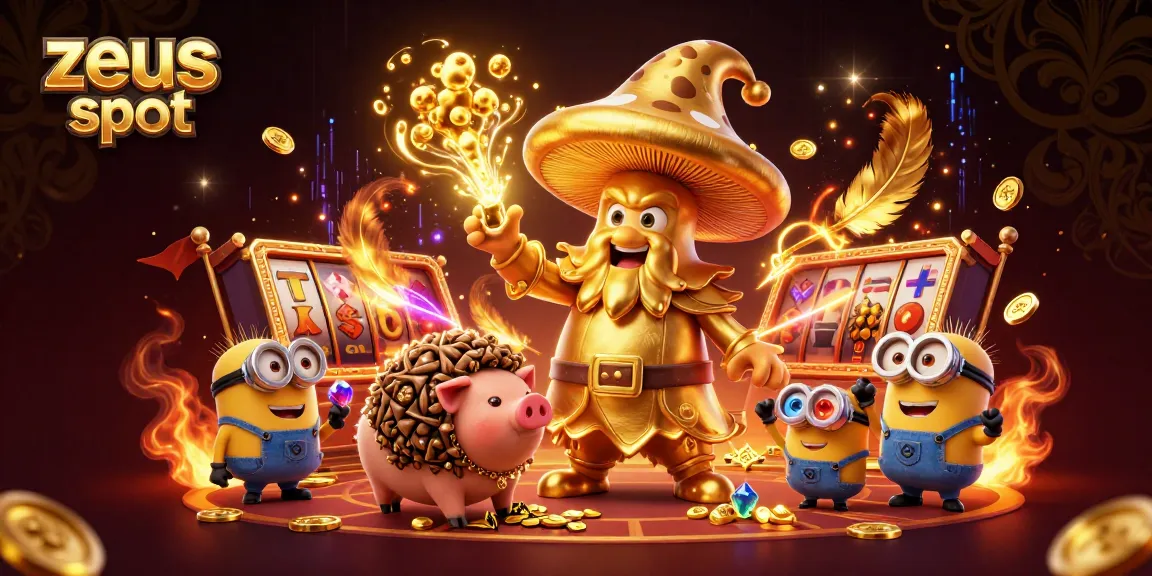 Exciting zeus slot scene featuring a wizard and treasures, enhancing your gaming experience.