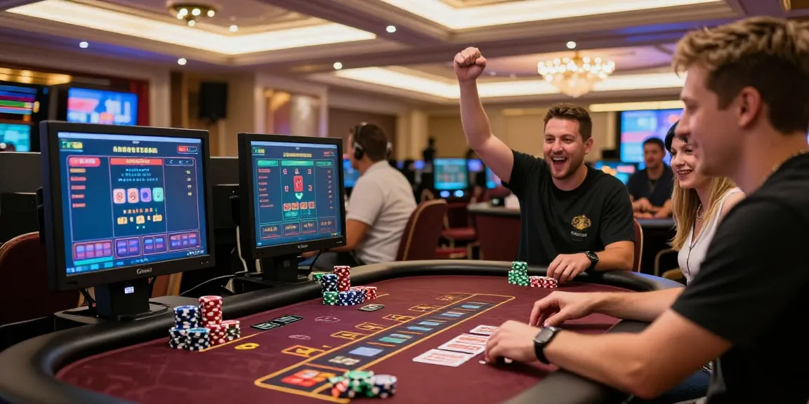 Exciting Grandbetting online casino scene with players engaging in live dealer games.