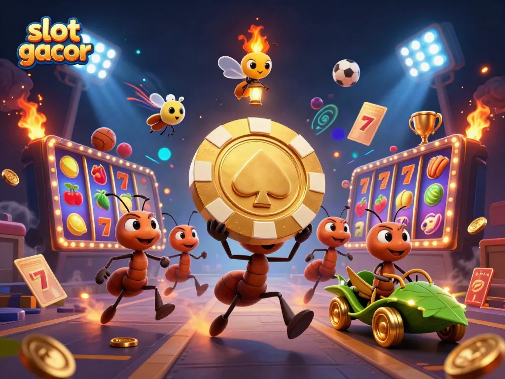 Experience thrilling wins with slot gacor action in this dynamic team heist scene.