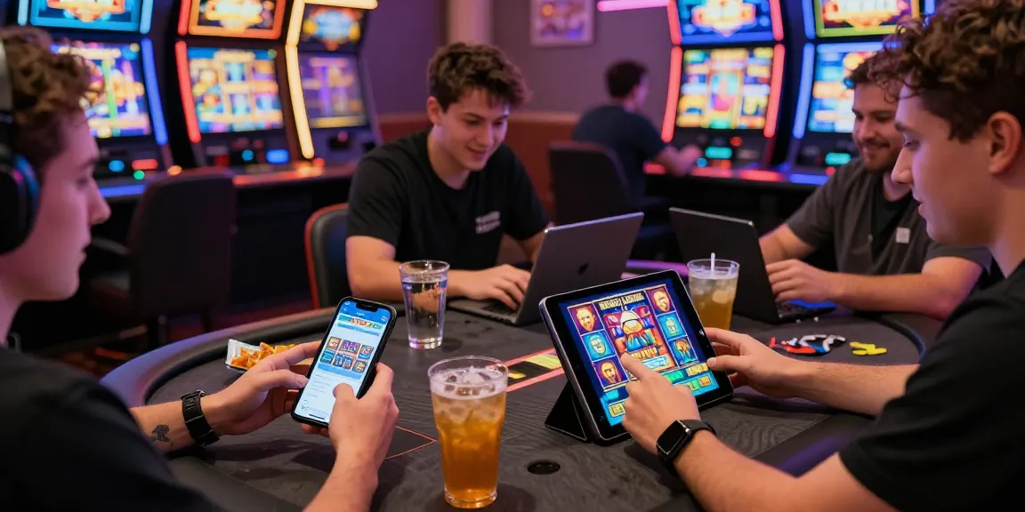 Players engaging with the XE88 APK in a lively digital casino environment, showcasing excitement and community.