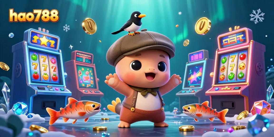 HAO788 menghadirkan suasana slot yang menarik dengan karakter kartun lucu dan berbagai elemen permainan.