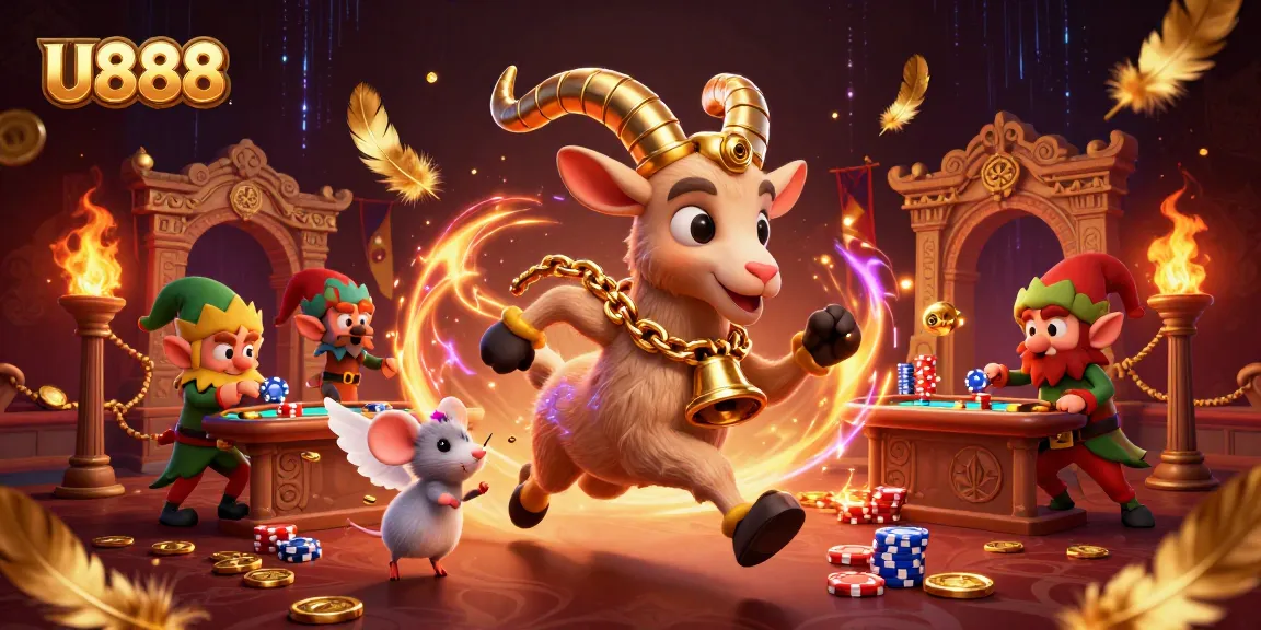 U888 offers vibrant excitement as Krampus leads the holiday-horror casino, with 3D elements bringing dynamism.