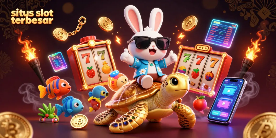 Menggandakan kesenangan di situs slot terbesar dengan kelinci beruntung dan kura-kura emas!