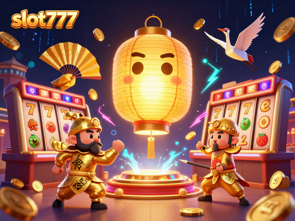 Engage with slot777 as golden lantern spirit illuminates a thrilling casino night.