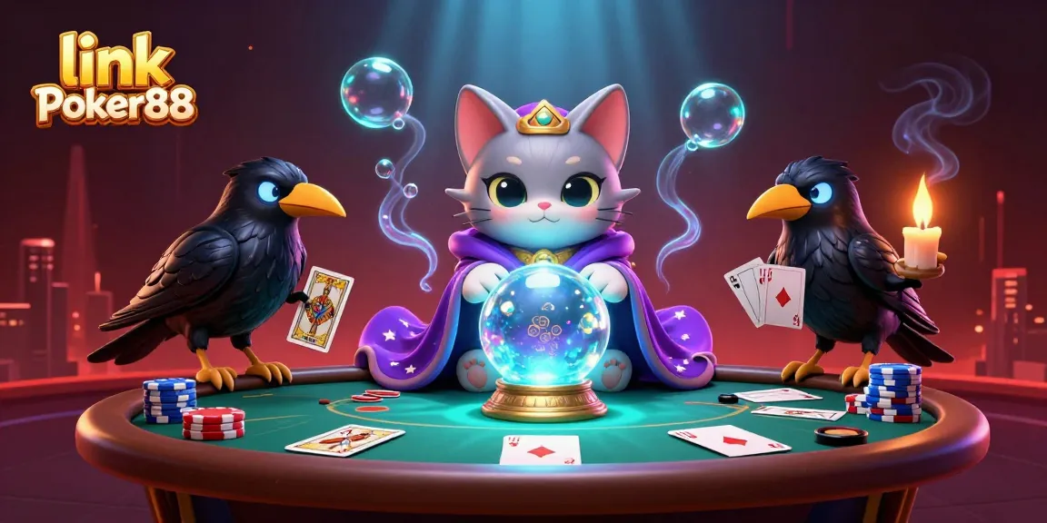 Nikmati permainan di link poker88 dengan ilustrasi menarik yang menampilkan suasana poker yang menggembirakan.