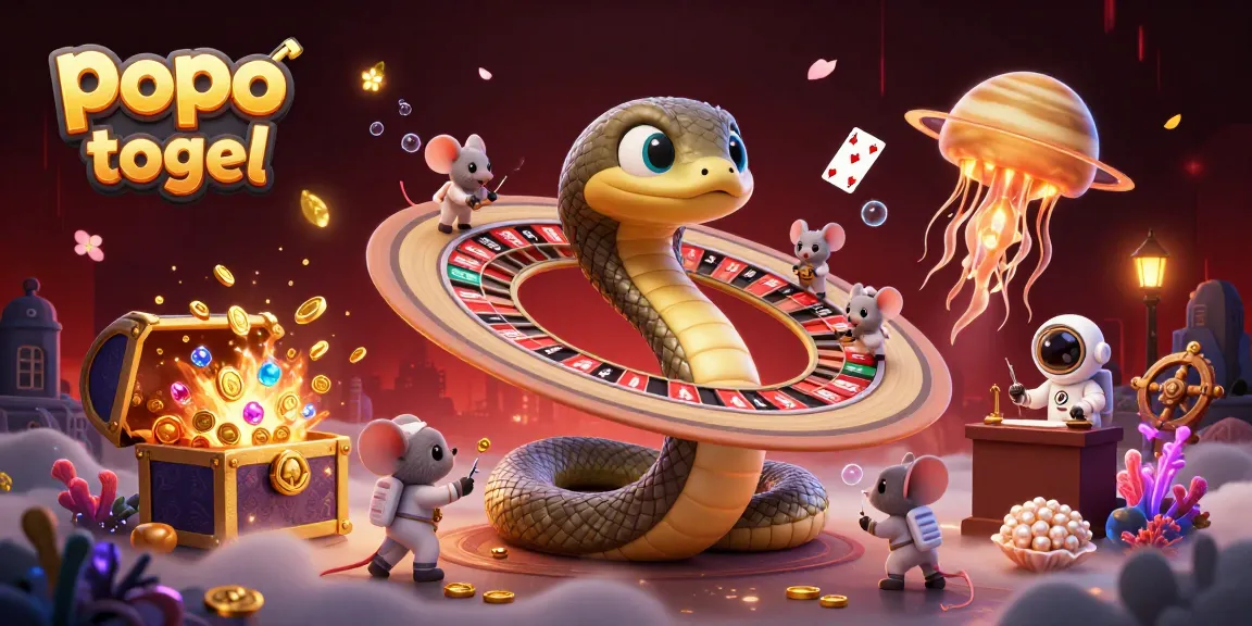 Engage in popo togel gaming while praying for luck with vibrant elements, invites players to risk and win.