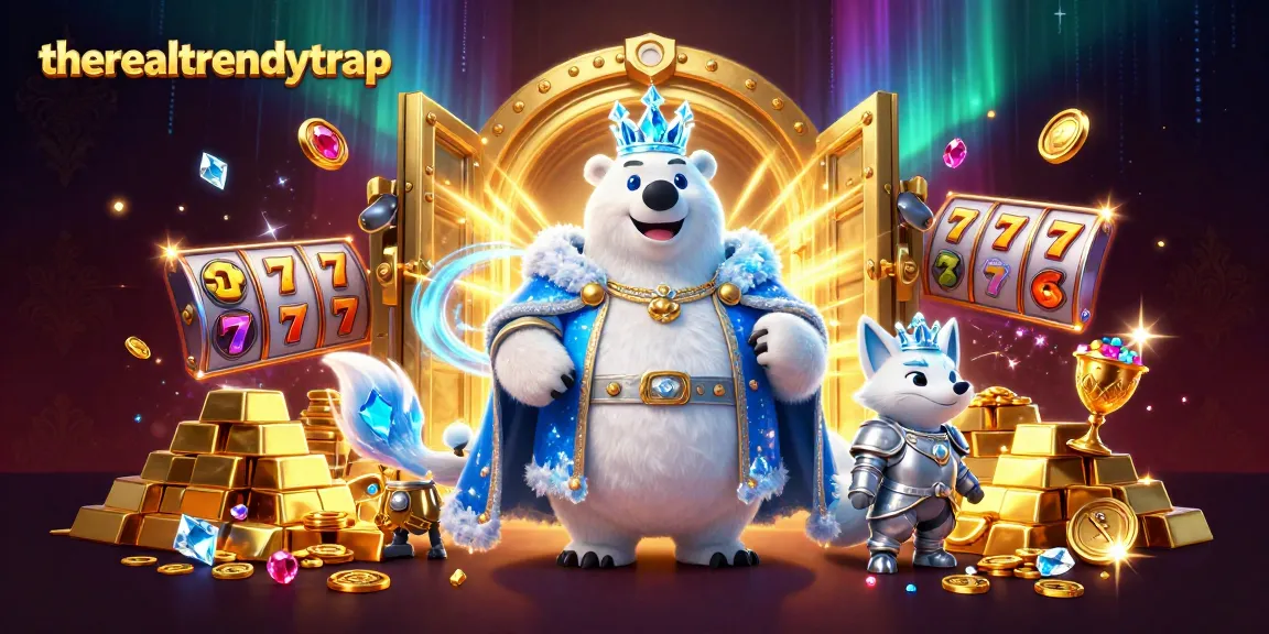 Permainan slot online seru di therealtrendytrap dengan raja kutub 3D dan fox salju, pengalaman bermain yang menghibur.
