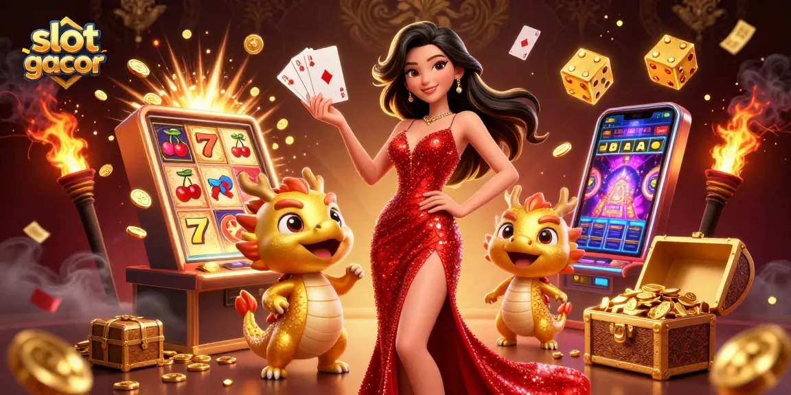 Experience thrilling play with slot gacor as a glamorous character welcomes you to the jackpot!