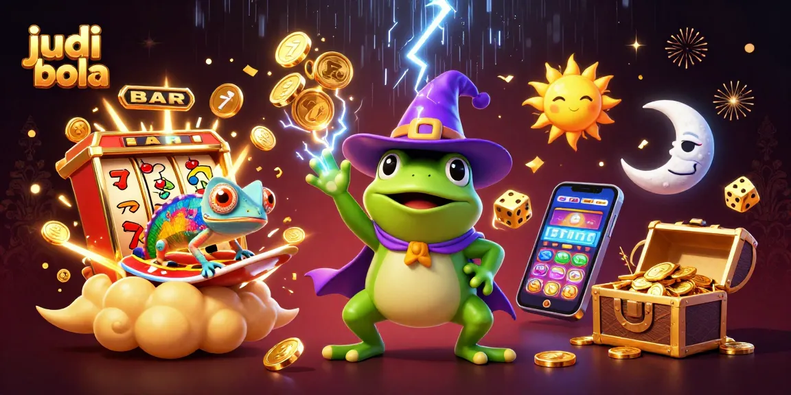 Experience judi bola excitement with dazzling casino elements in a dynamic 3D illustration.