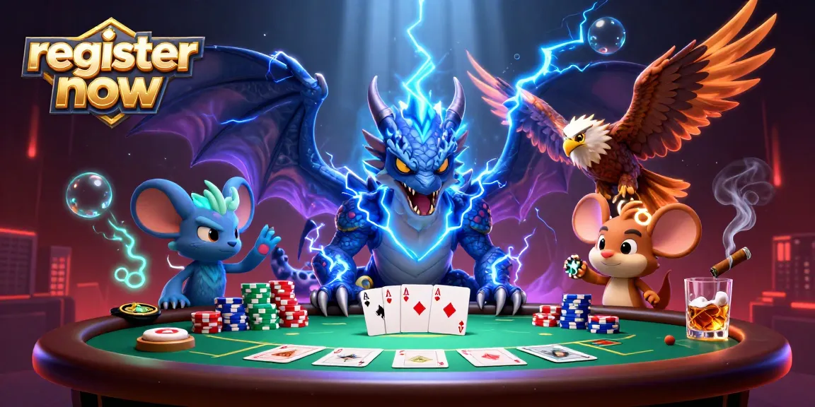 Join now to unleash your strategy with vibrant casino characters on an exhilarating poker scene.
