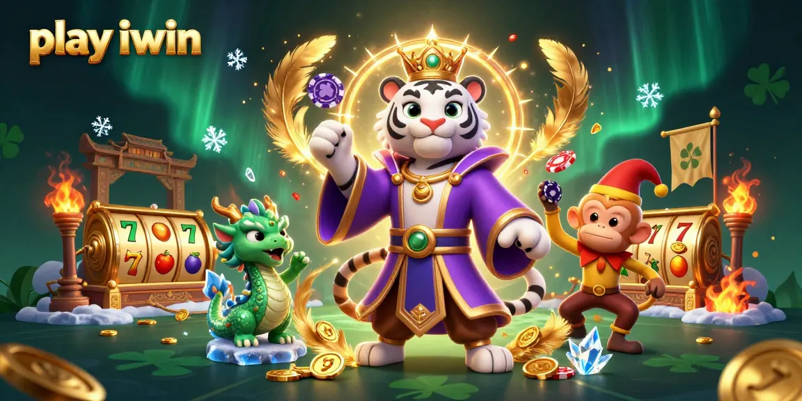 Join the excitement and play iwin, with vibrant characters in a captivating casino-themed scene.