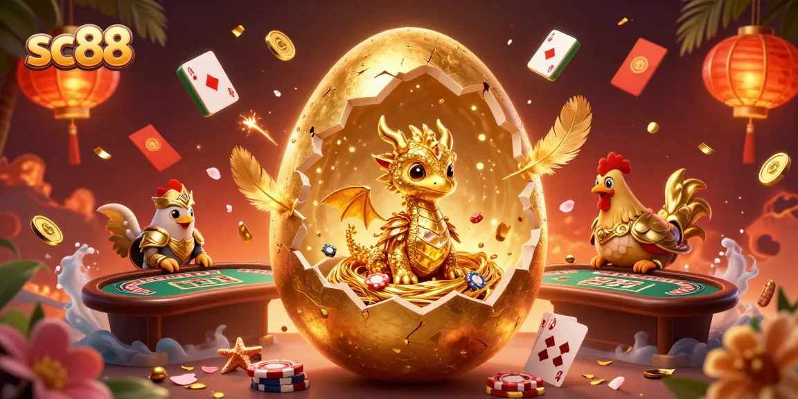 Experience thrilling gameplay at sc88 with our vibrant casino scene featuring poker games and golden elements.