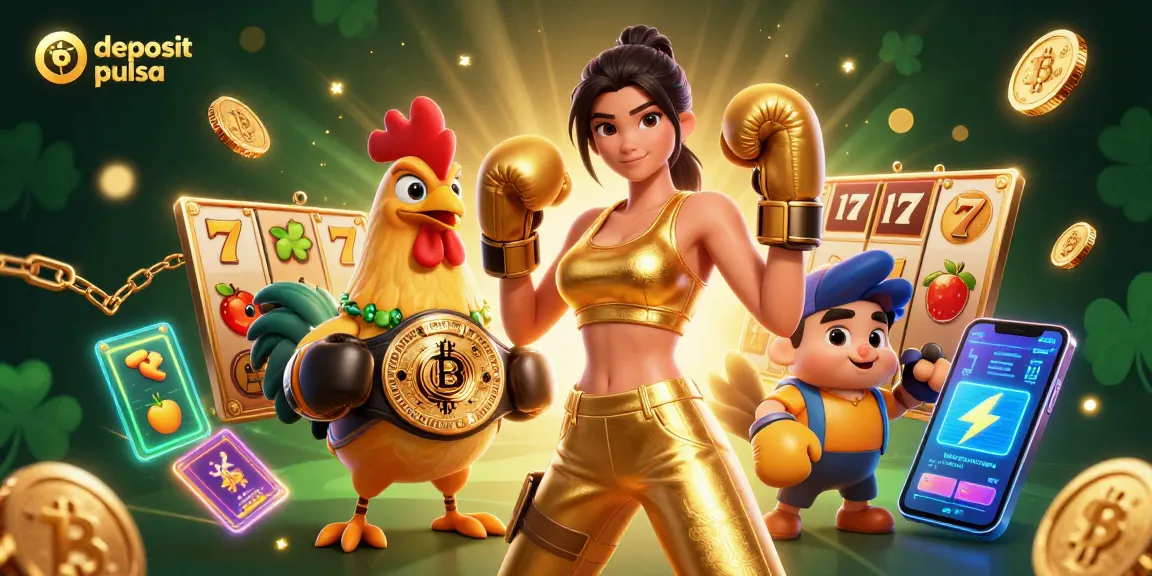 Rasakan aksi slot yang mendebarkan dengan deposit pulsa dalam ilustrasi 3D yang hidup ini yang menampilkan elemen permainan yang menarik.