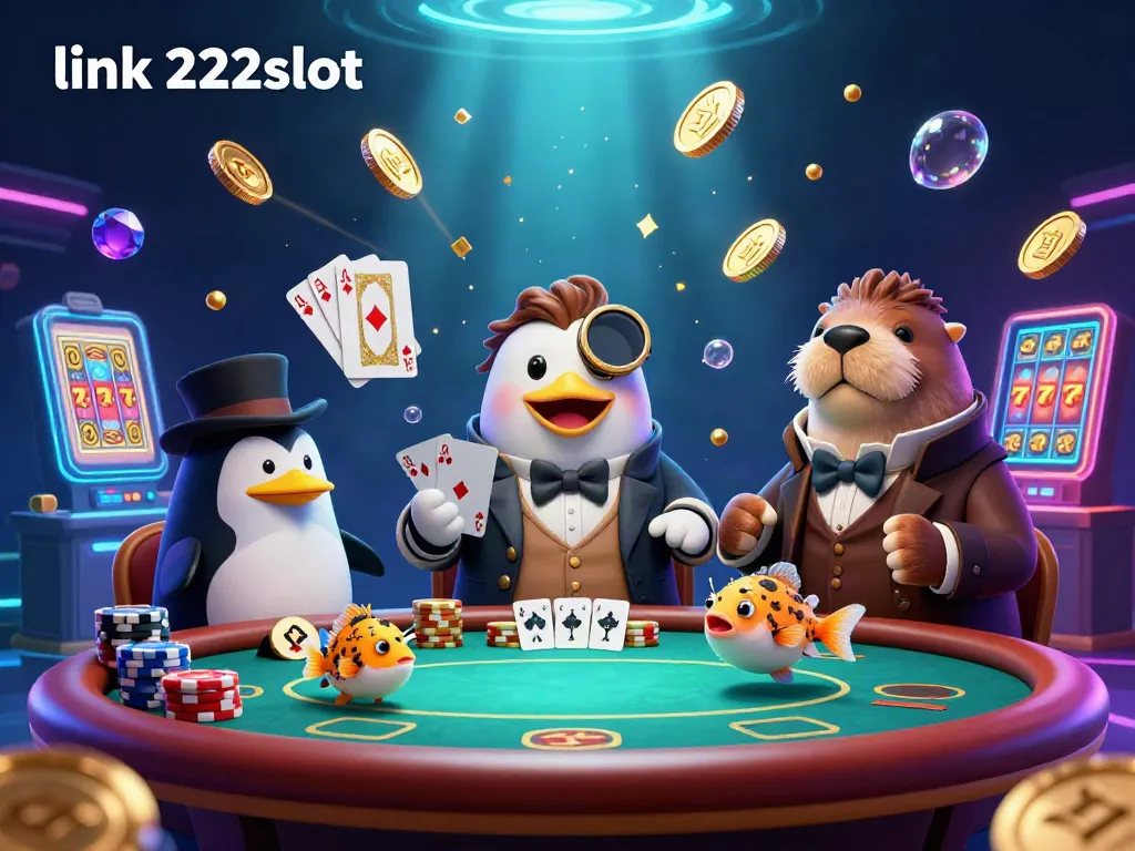 Mainkan link 222slot di kasino digital bersama walrus senang dengan dealer penguin.