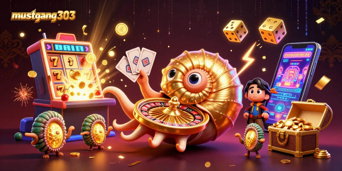 Experience thrilling wins at mustang303 with an exciting 3D casino fantasy scene.