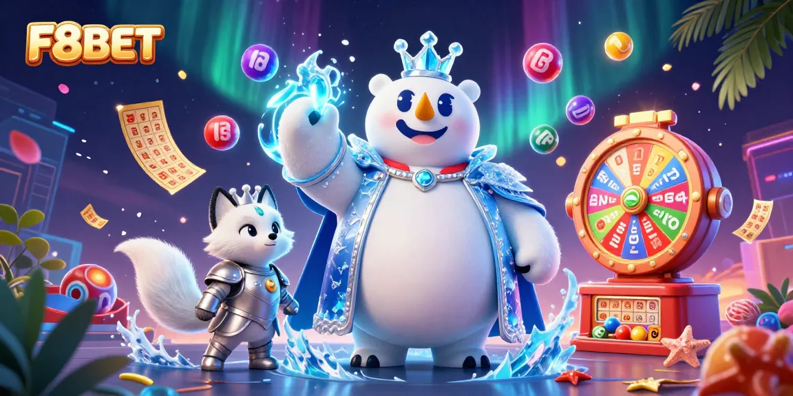 Experience thrilling activities at F8BET with dynamic lottery elements and a captivating scene.
