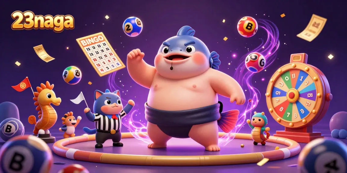 Engage with thrilling lottery excitement at 23naga featuring animated characters celebrating winnings.