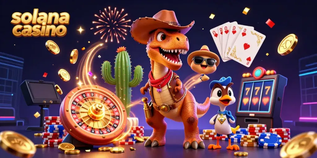 Experience the thrill of solana casino with dynamic characters and vibrant game elements.