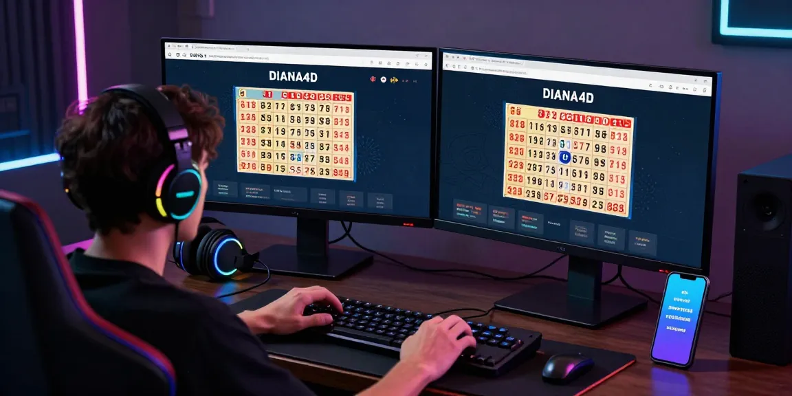 Pengalaman gaming online DIANA4D dengan pengguna aktif memilih nomor lotere.