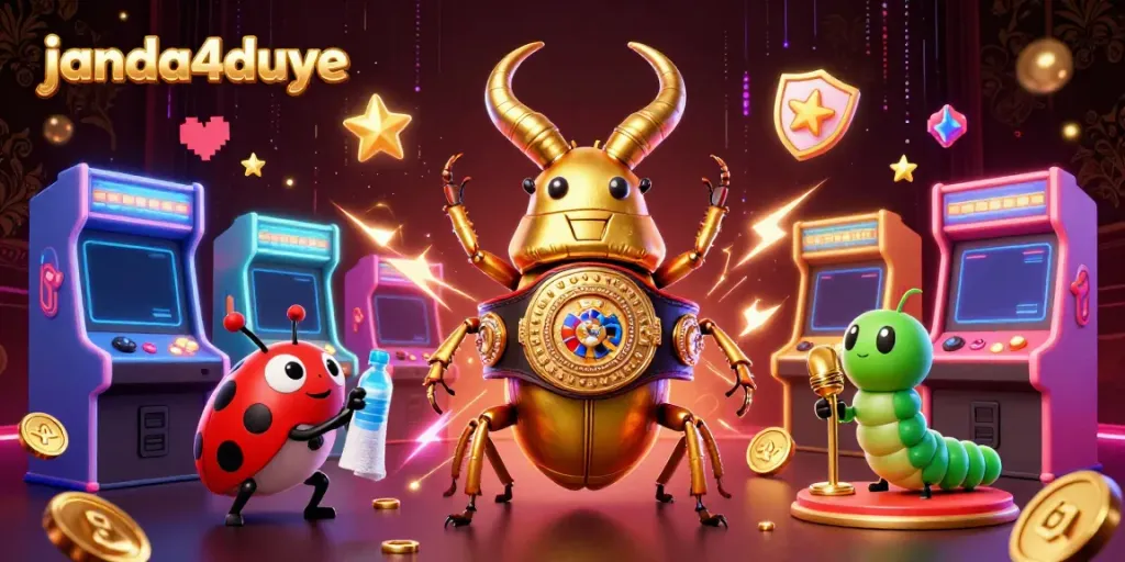 Janda4duye menawarkan ilustrasi dinamis dengan karakter unik dan elemen kasino
