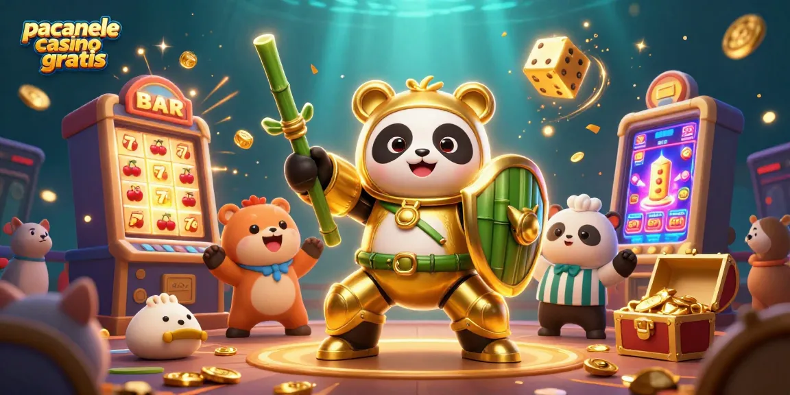 Joacă păcănele casino gratis cu personajele dintr-o ilustrație 3D captivantă.