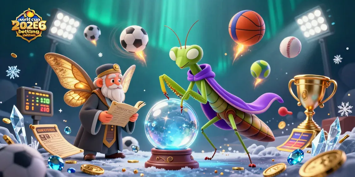 Engage in world cup 2026 betting Vietnam with vibrant sports elements and mystical characters illustrating excitement.