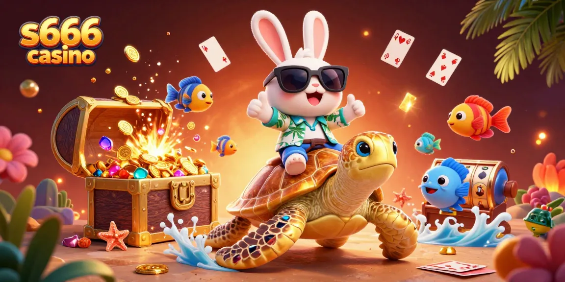 Experience the thrill of s666 casino with engaging 3D cartoon characters and vibrant game elements.