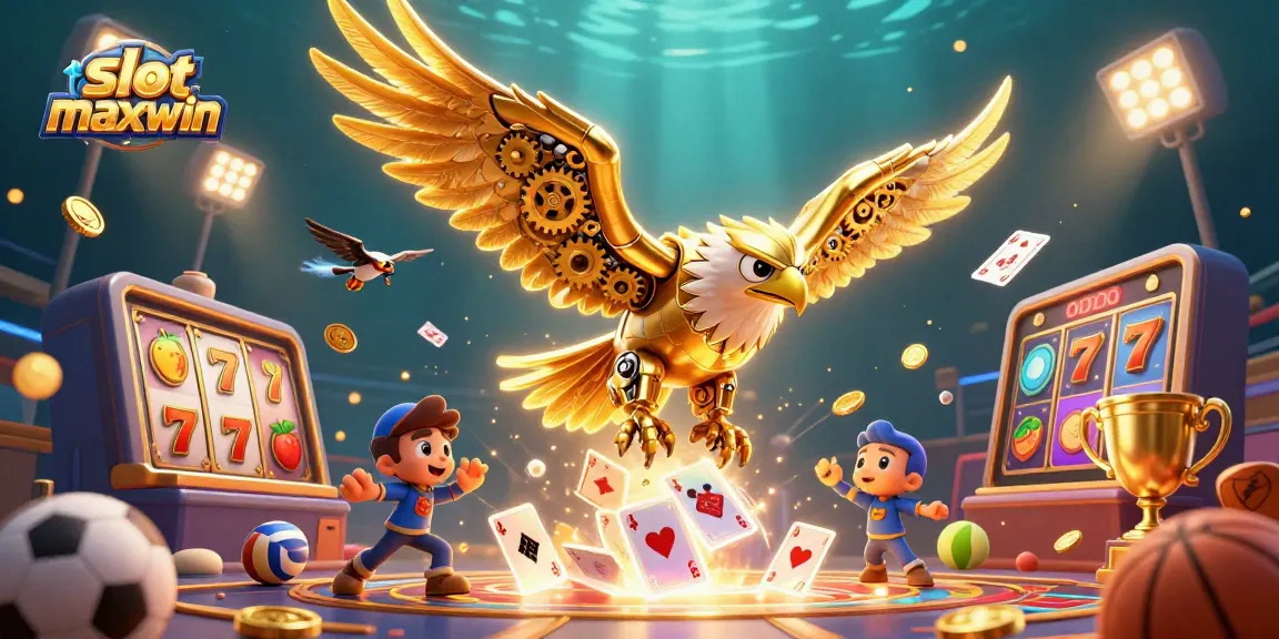 Experience thrilling gameplay with slot maxwin, featuring dynamic 3D characters and dazzling casino elements.