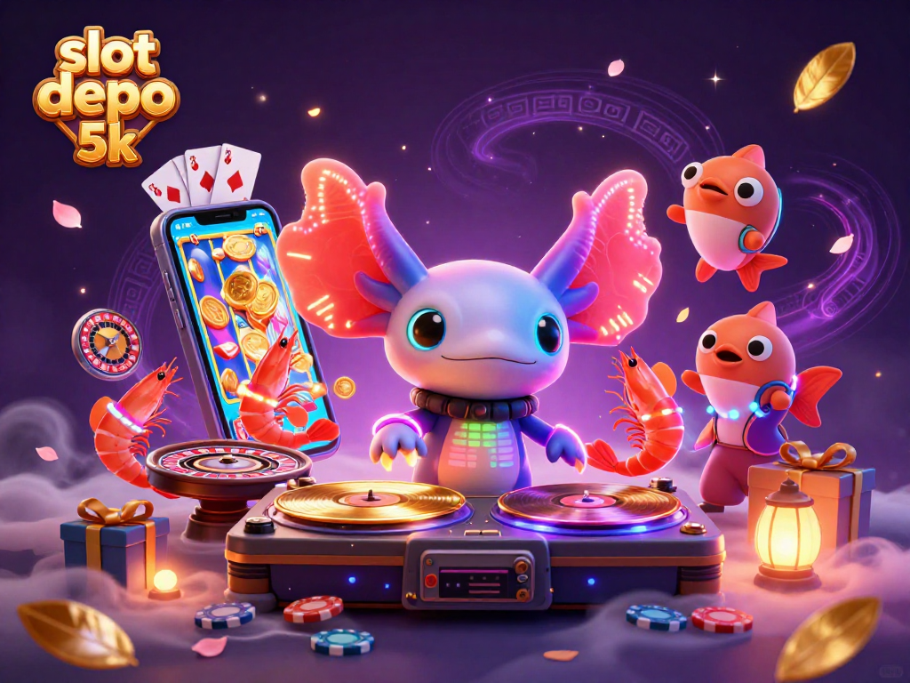 Experience vibrant slot games and excitement with slot depo 5k featuring unique characters and gaming elements.