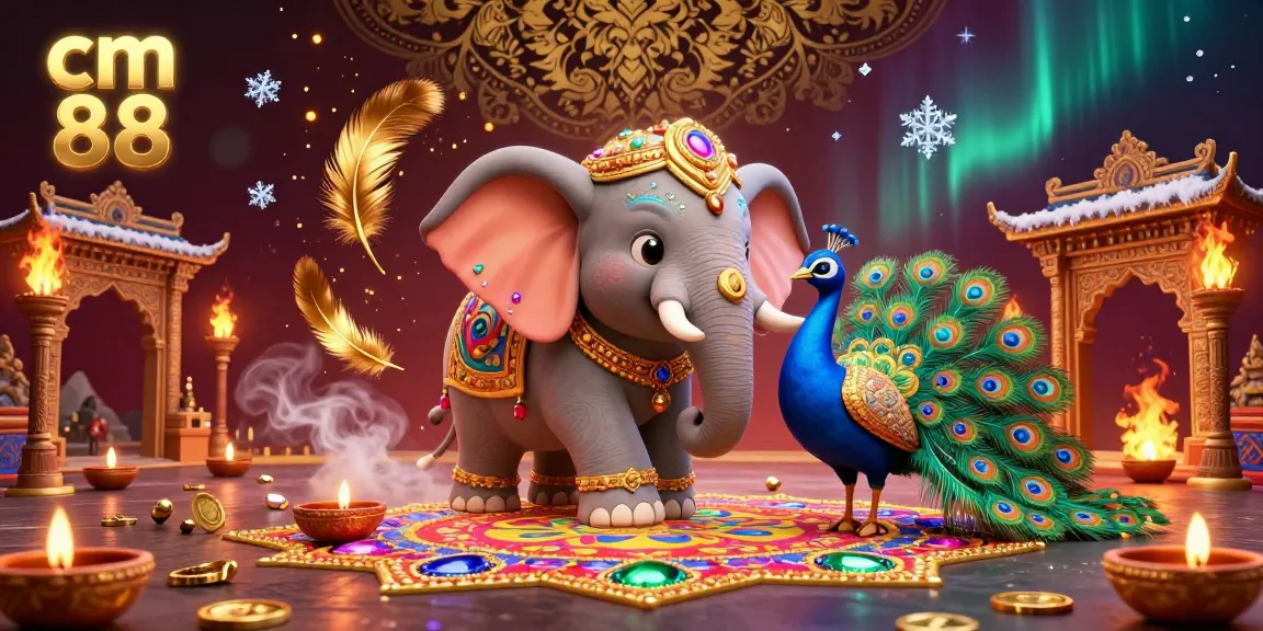 Immerse in cm 88's vibrant gaming experience featuring animated 3D characters and casino elements.
